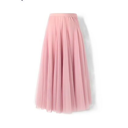 Kelly - Lässiger Midirock aus plissiertem Mesh für Damen