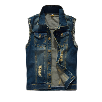 Morley - Retro-Jeansweste mit Taschen  für Herren