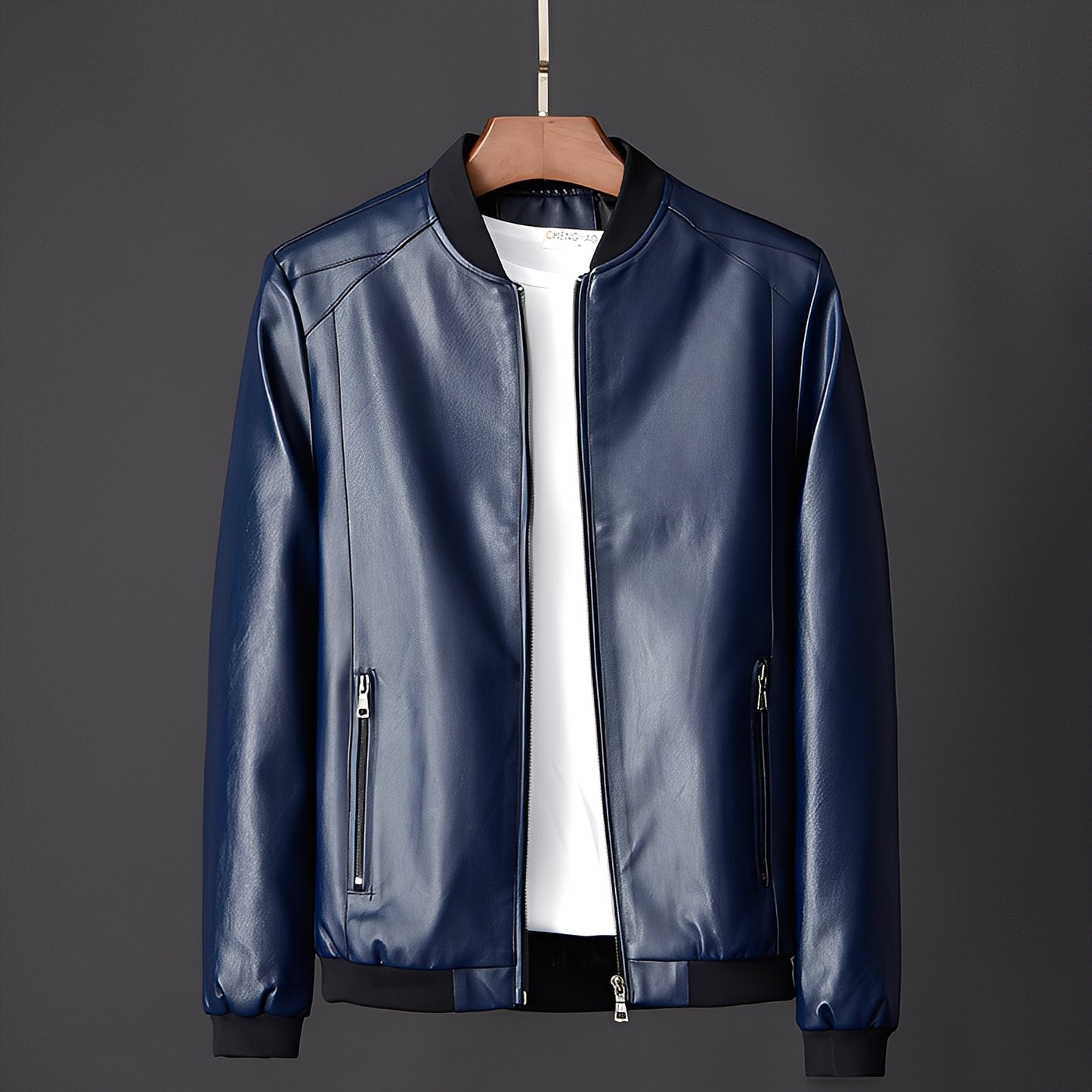 Jeremy - Stilvolle Biker-Lederjacke für Herren