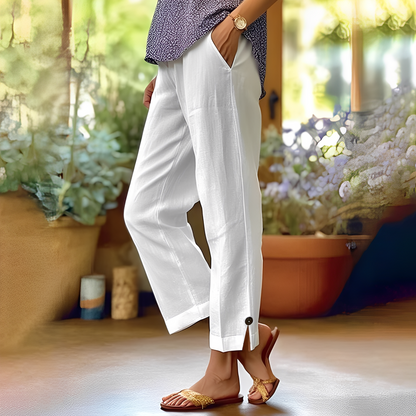 Kassia - Lässige Sommerhose aus Leinen für Damen