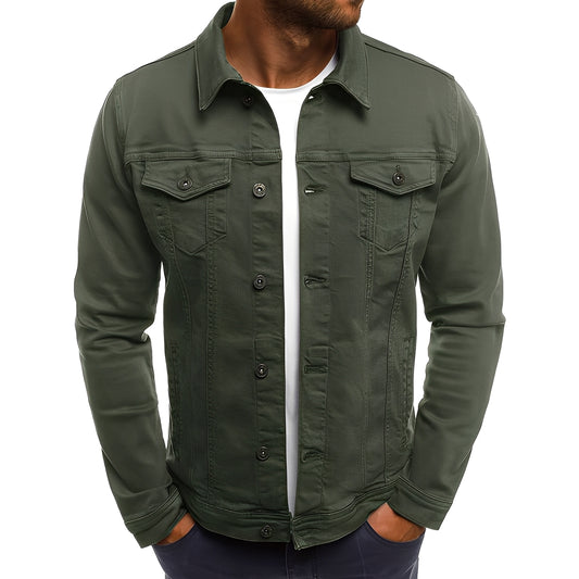 Steven - Stilvolle Jeansjacke mit Taschen für Herren