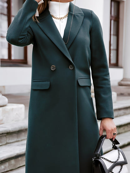 Moriah - Eleganter, warmer Wollmantel für Damen