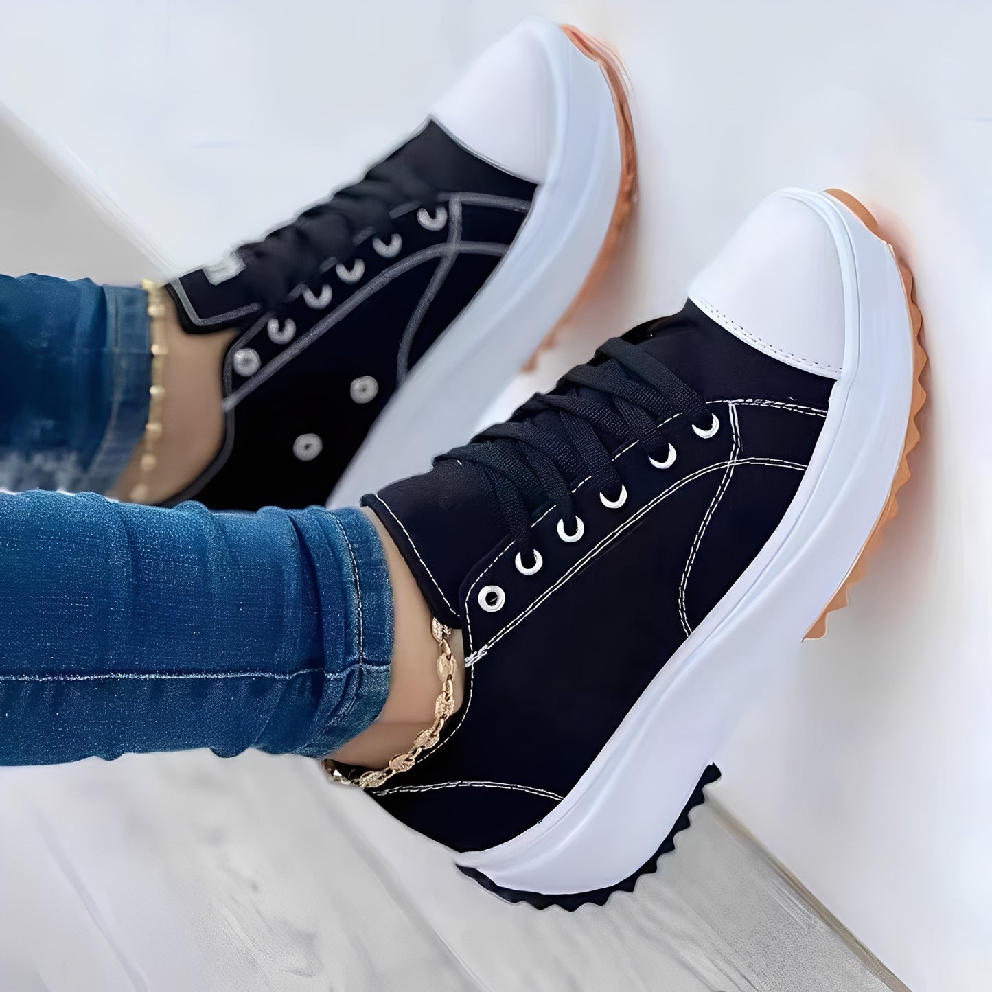 Mellony - Lässige Schuhe mit dicken Sohlen für Damen