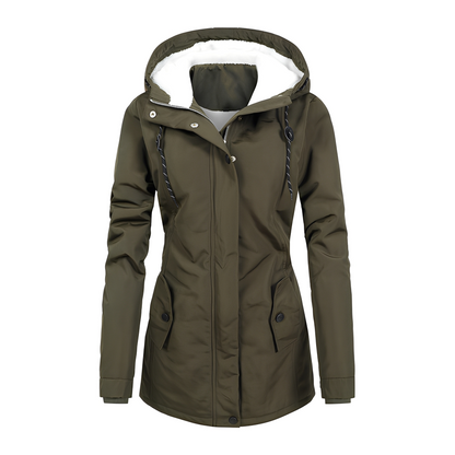 Hilary - Vielseitige Winterjacke mit Kapuze für Damen