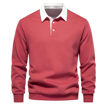 Shelton - Lässiges Langarm-Poloshirt für Herren