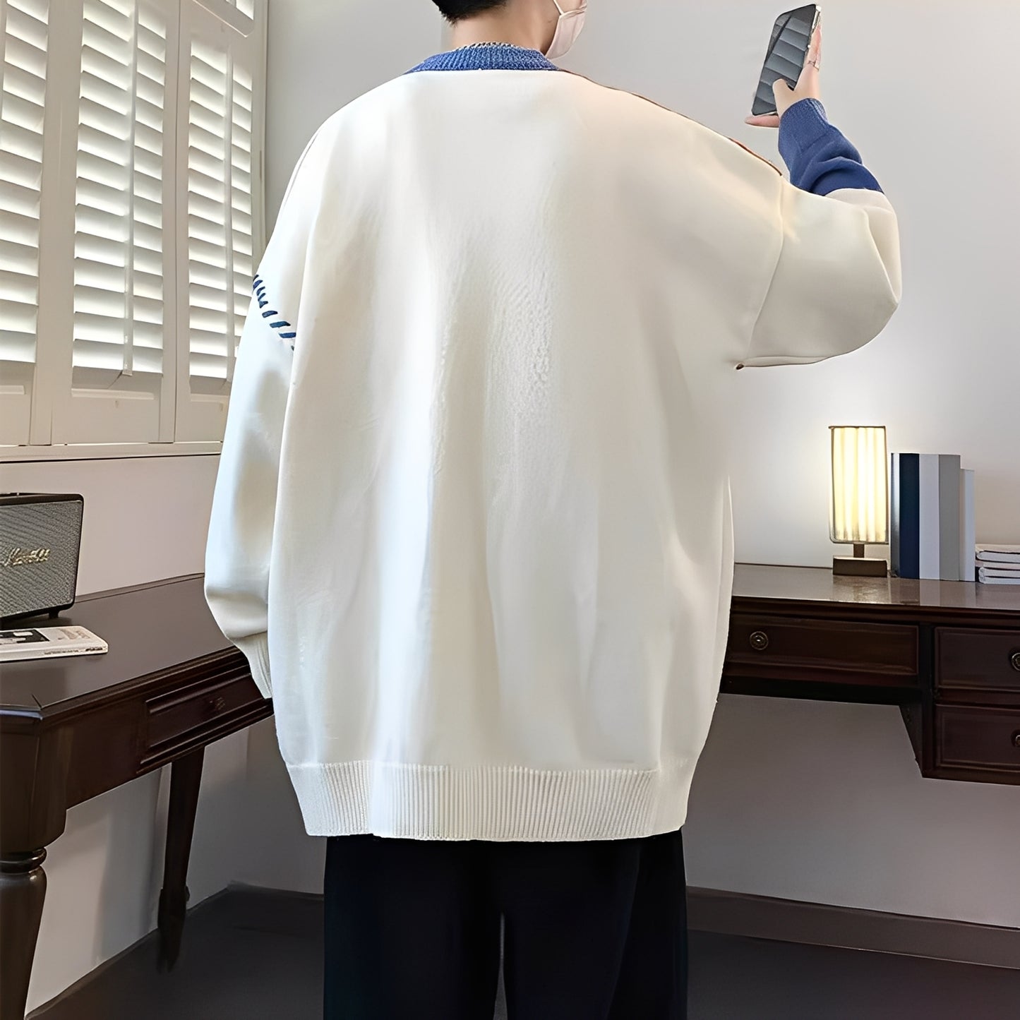 Carter - Stilvolle, warme Patchwork-Pullover für Herren