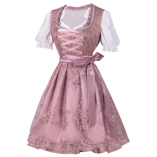 Rachael - Klassisches Oktoberfest-Dirndlkleid mit Schleife für Damen