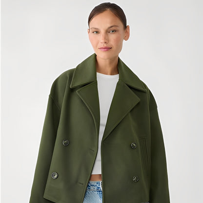 Abegail - Lässige, locker sitzende kurze Jacke für Damen