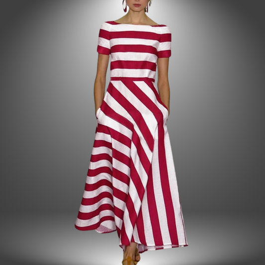 Clementine - Vielseitiges langes A-Linien Kleid