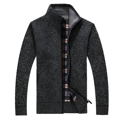 Malinda - Stilvoller Cardigan mit weichem Fleecefutter für Herren
