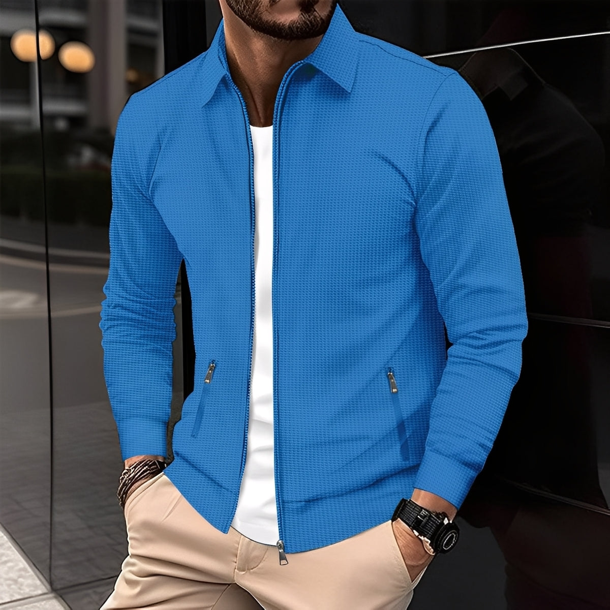 Anthony - Moderne Jacke mit Reißverschlusstaschen für Herren