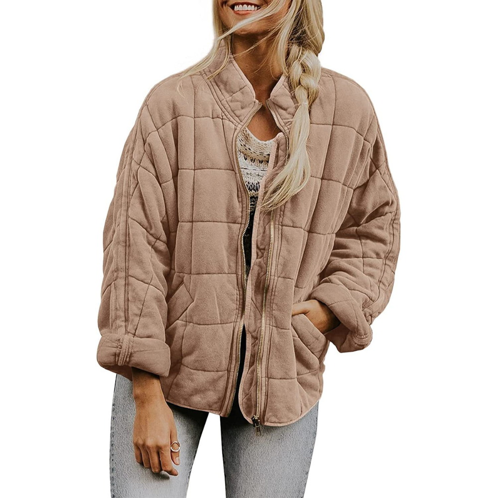 Jordana - Oversized-Daunenjacke mit Taschen für Damen