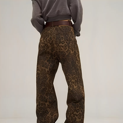 Felecia - Stilvolle bedruckte Baggy-Jeans für Damen