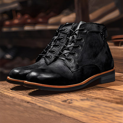 Chester - Retro-Martin-Lederstiefel für Herren