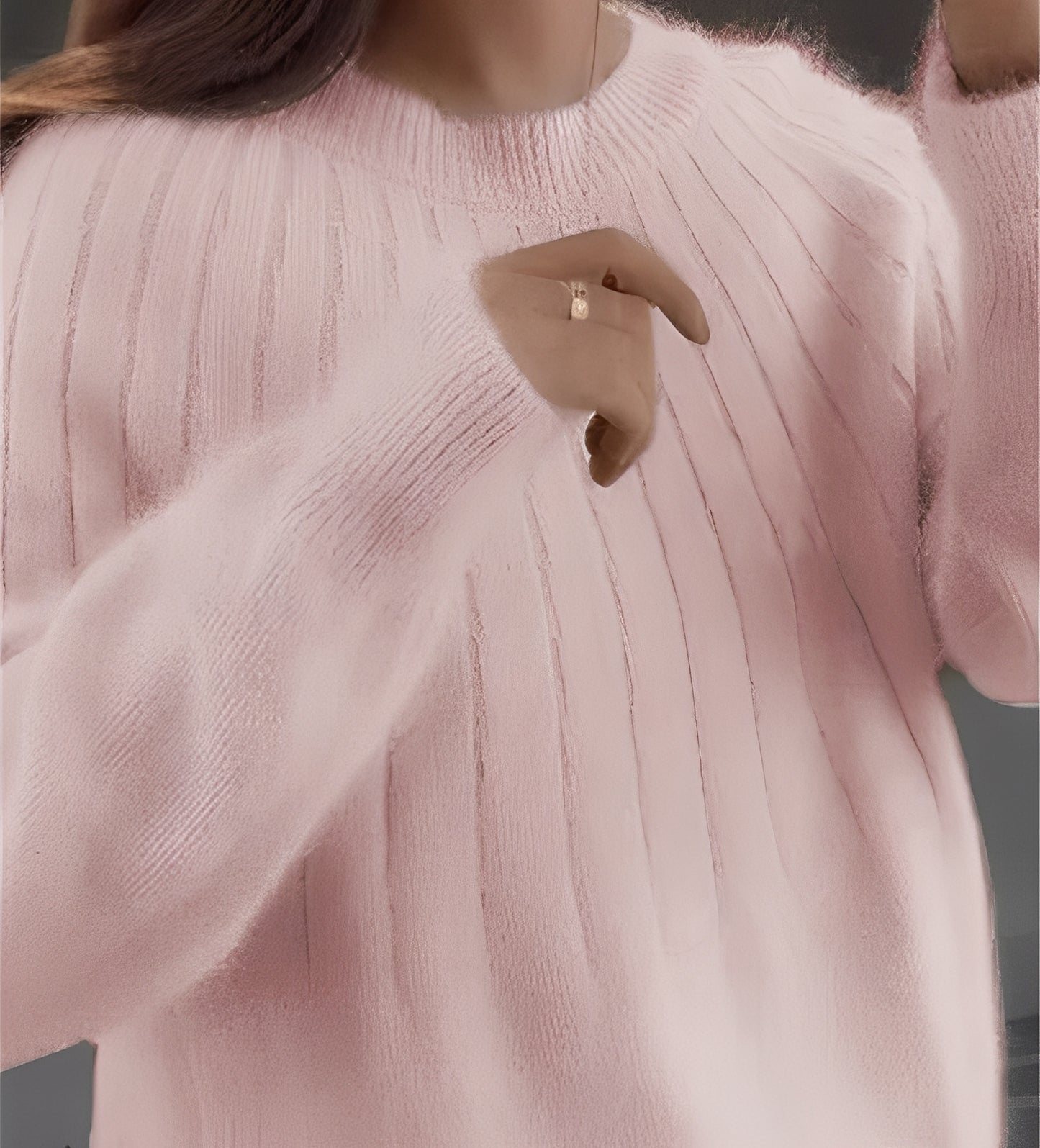 Josslyn - Eleganter, locker sitzender Kaschmirpullover für Damen