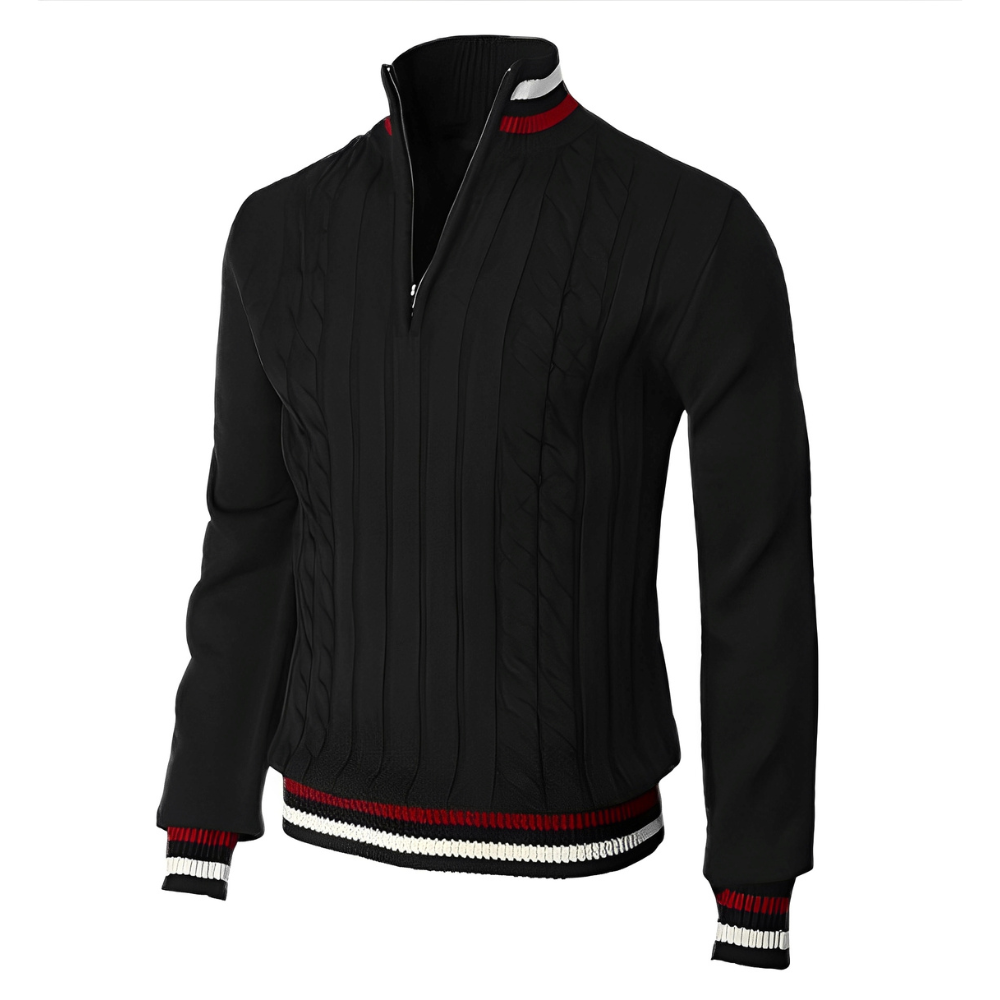 Derick - Moderner Pullover mit Reißverschluss für Herren