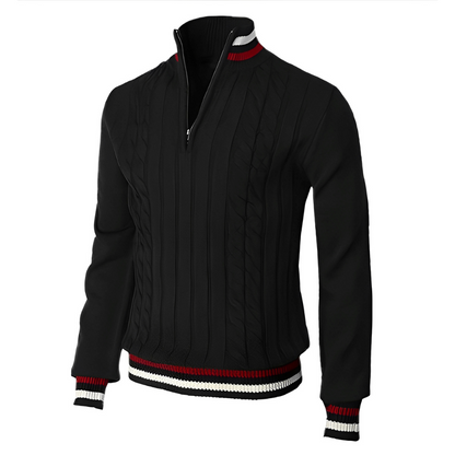 Derick - Moderner Pullover mit Reißverschluss für Herren