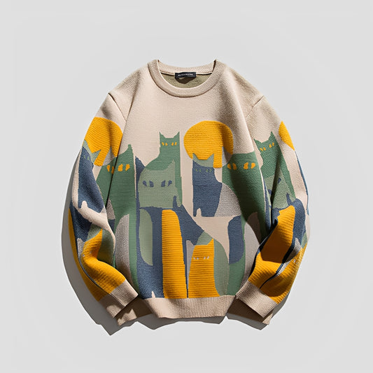 Davin - Stilvoller Pullover mit Aufdruck für Herren