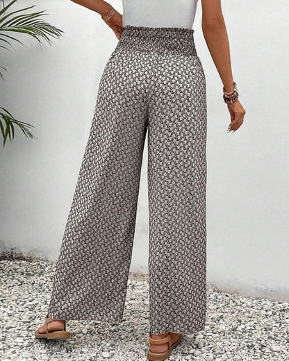 Sapphira - Damenhose mit grafischem Muster