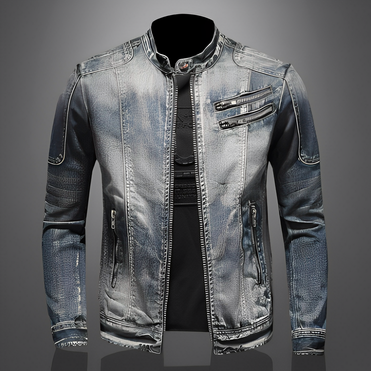 Lucas - Stilvolle Jeansjacke mit Taschen für Herren