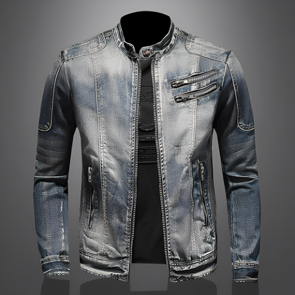 Lucas - Stilvolle Jeansjacke mit Taschen für Herren