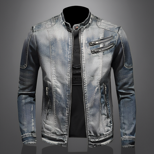 Lucas - Stilvolle Jeansjacke mit Taschen für Herren