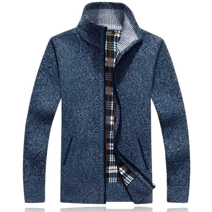 Malinda - Stilvoller Cardigan mit weichem Fleecefutter für Herren