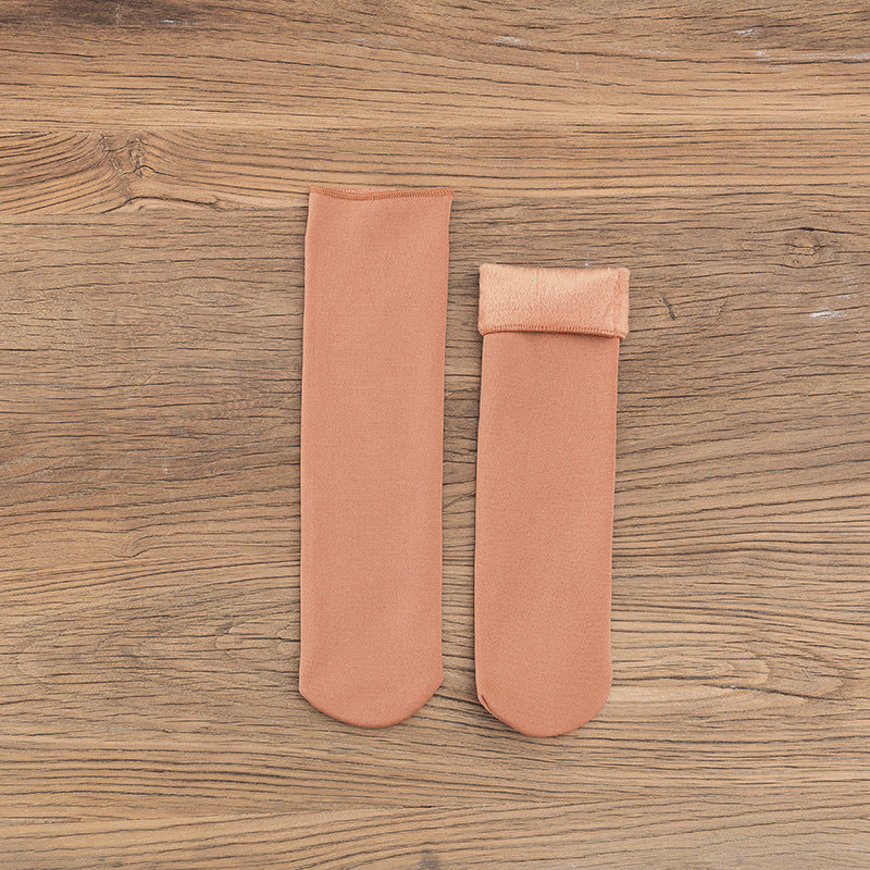 Gloria - Warme Samt-Schneesocken für Damen