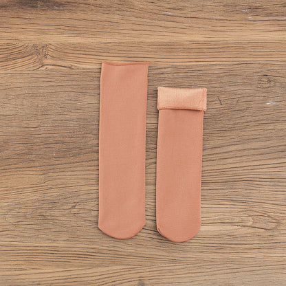 Gloria - Warme Samt-Schneesocken für Damen