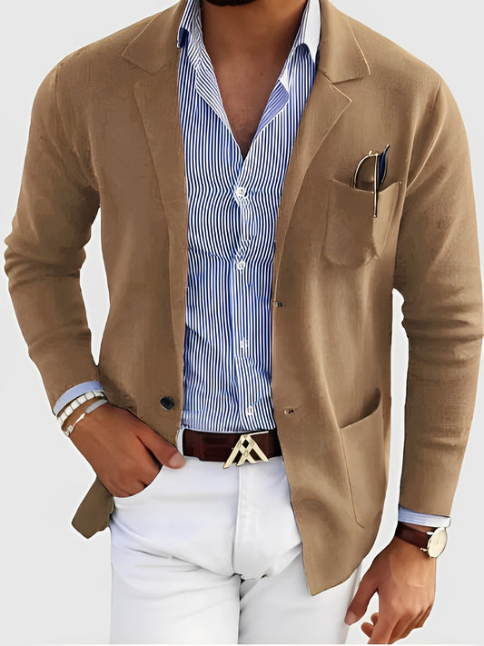 Darrin - Lässige Strickjacke mit Taschen für Herren