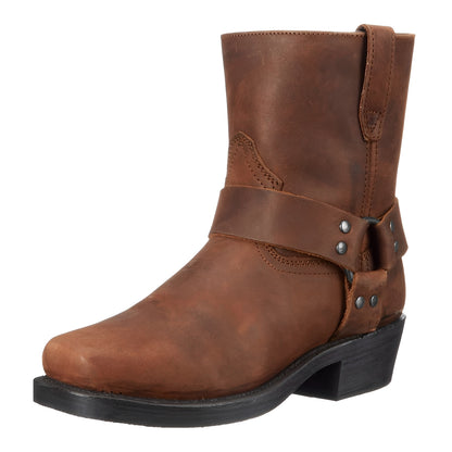 Elsdon - Klassische kurze Lederstiefel für Herren