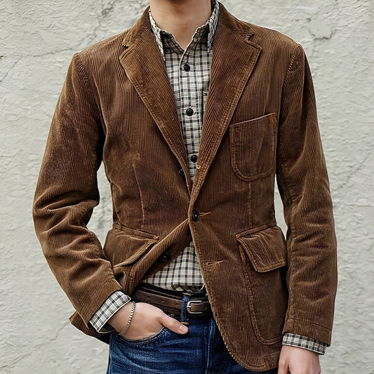 Dalton - Lässige Wolljacke mit Taschen für Herren