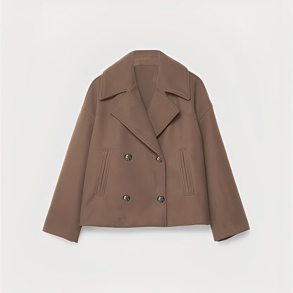 Abegail - Lässige, locker sitzende kurze Jacke für Damen
