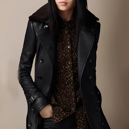 Rowena - Stilvolle Kunstlederjacke für Damen