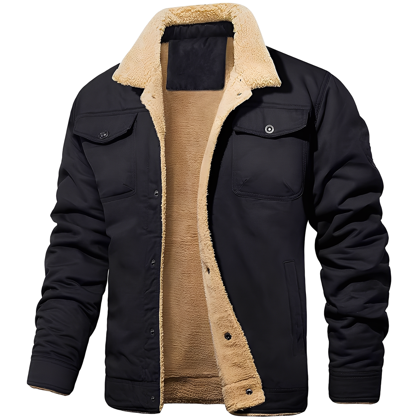 Dillon - Lässige Jacke aus Fleece-Twill für Herren