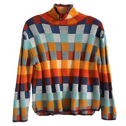 Jacklyn - Lässiger, farbenfroher Kaschmirpullover für Damen