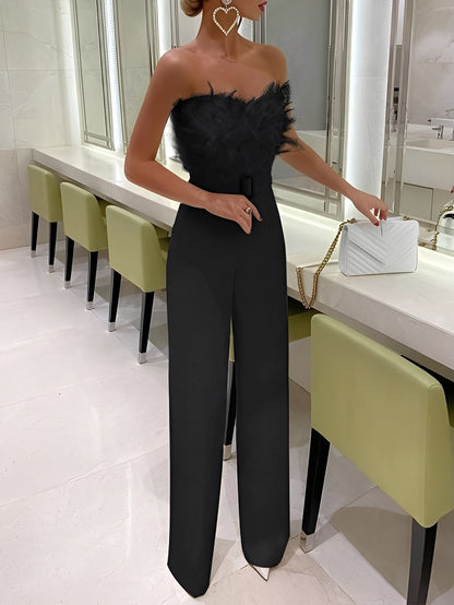 Valarie - Eleganter Tube-Top-Jumpsuit für Damen