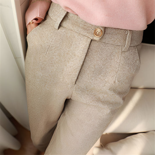 Daren - Formelle schmale Wollhose für Herren