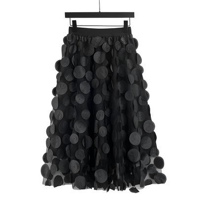 Haylee - Stilvoller Midirock aus Mesh für Damen