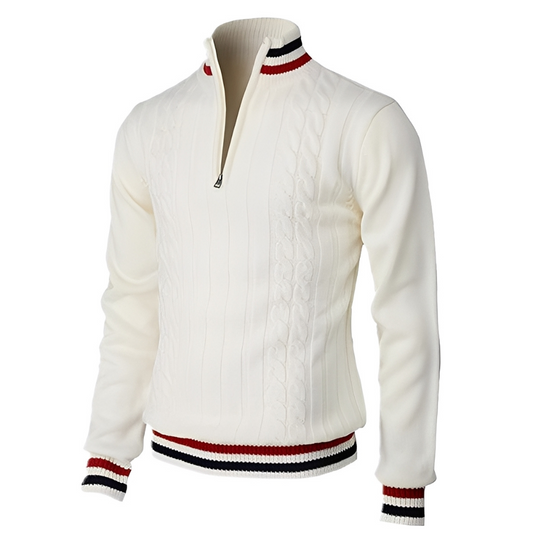 Derick - Moderner Pullover mit Reißverschluss für Herren