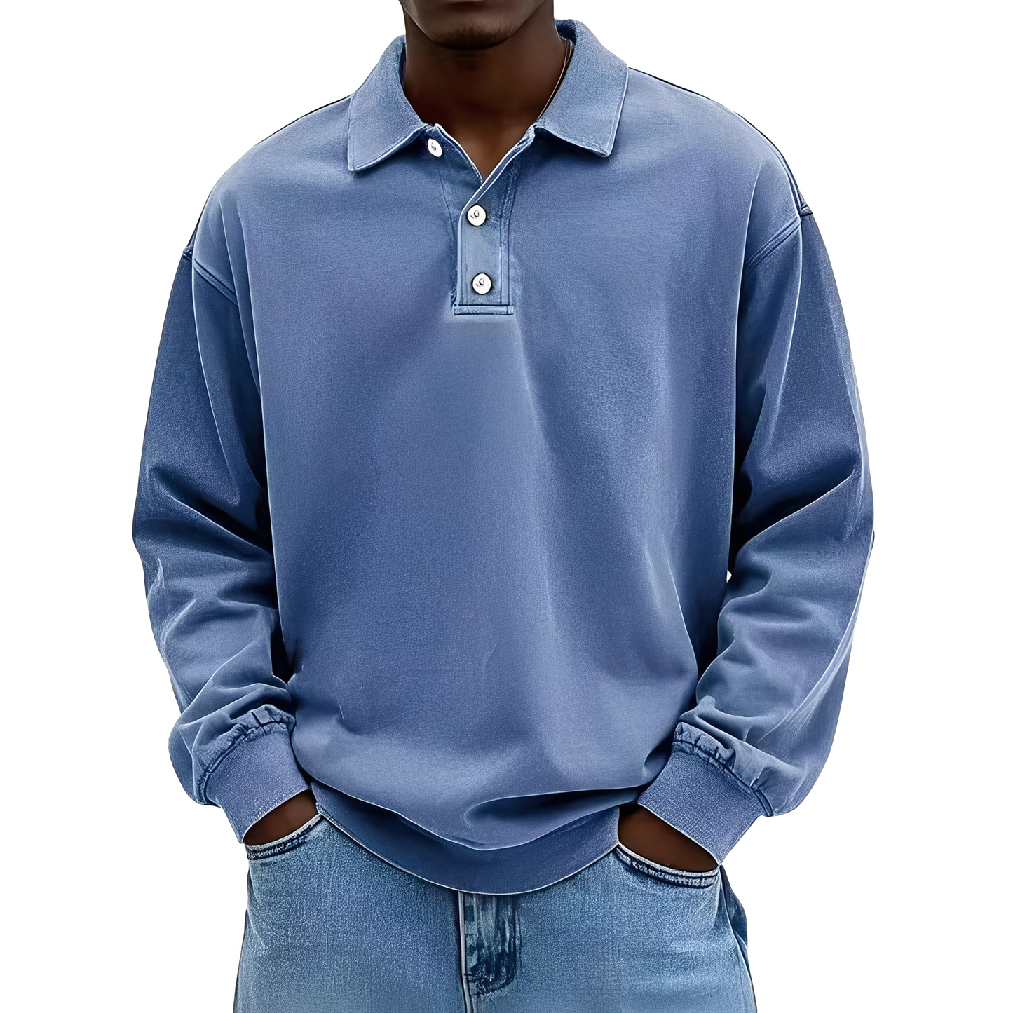 Chris - Klassisches dickes Langarmshirt für Herren