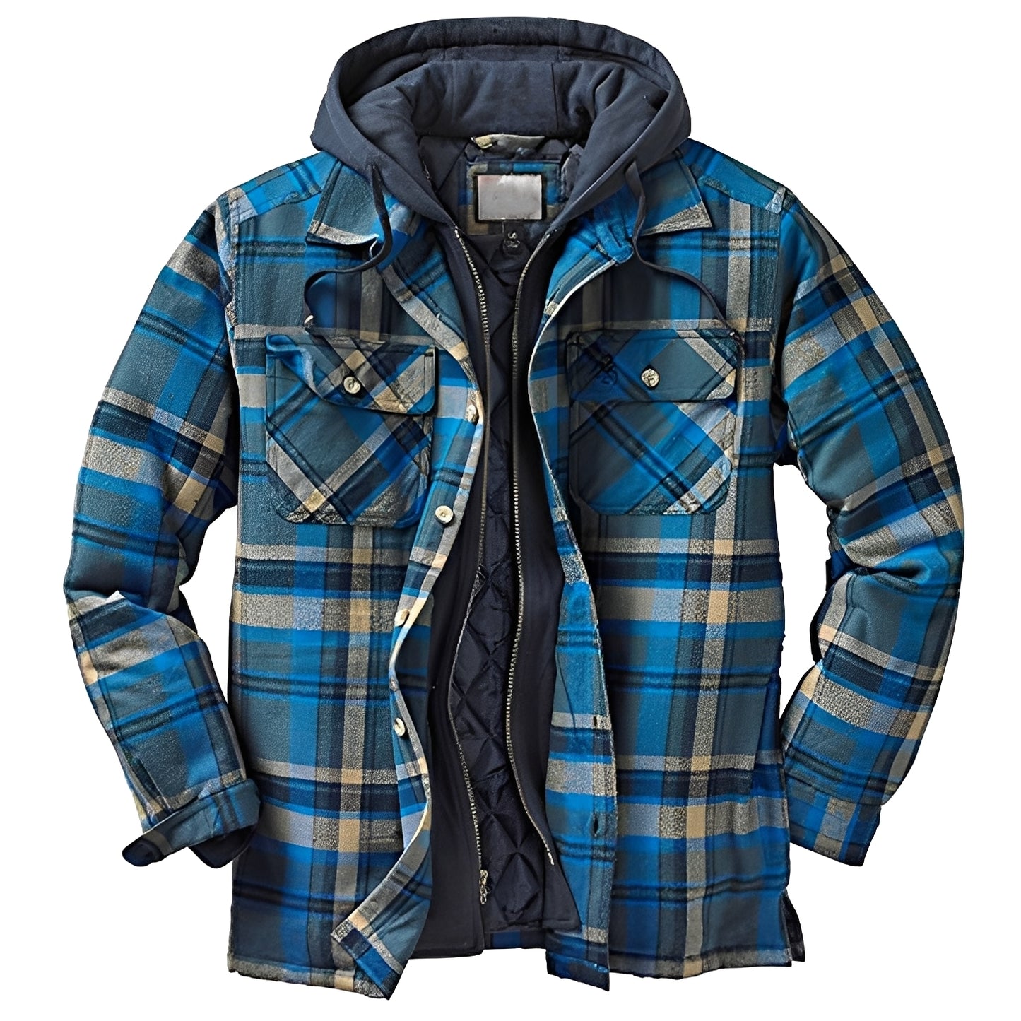Denzil - Lässige Flanelljacke mit Karomuster für Herren