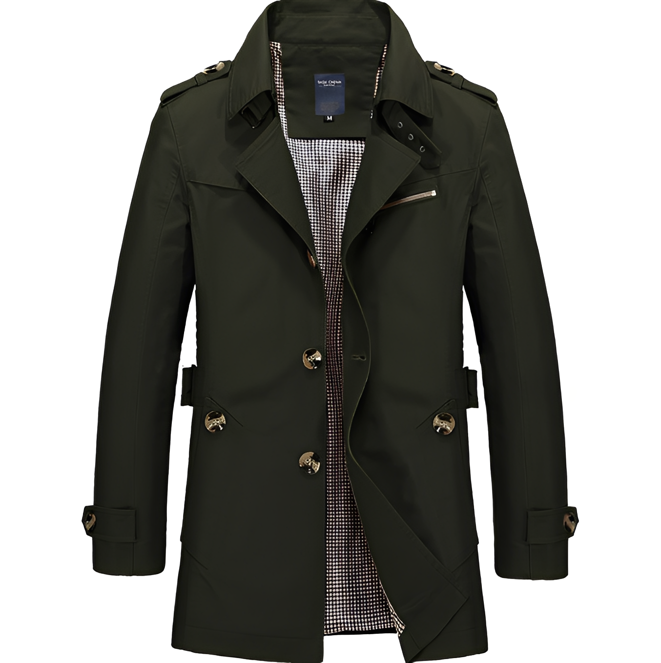 Cason - Stylischer langer Windbreaker-Mantel für Männer