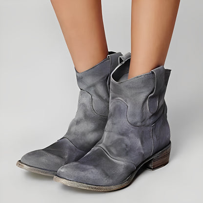 Margaret - Lässige Lederstiefeletten für Damen