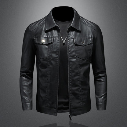 Nelson - Lässige Biker-Lederjacke für Herren