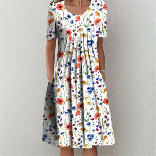 Erin - Elegantes Kleid mit Blumenmuster