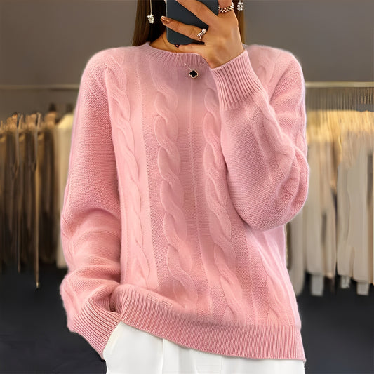 Leanne - Klassischer, stilvoller Strickpullover für Damen