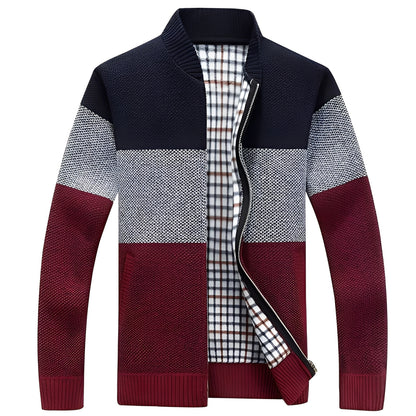 Shaw - Klassische Strickjacke mit Futter für Herren