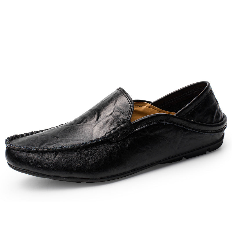 Edric - Formelle, bequeme Leder-Slipper für Herren