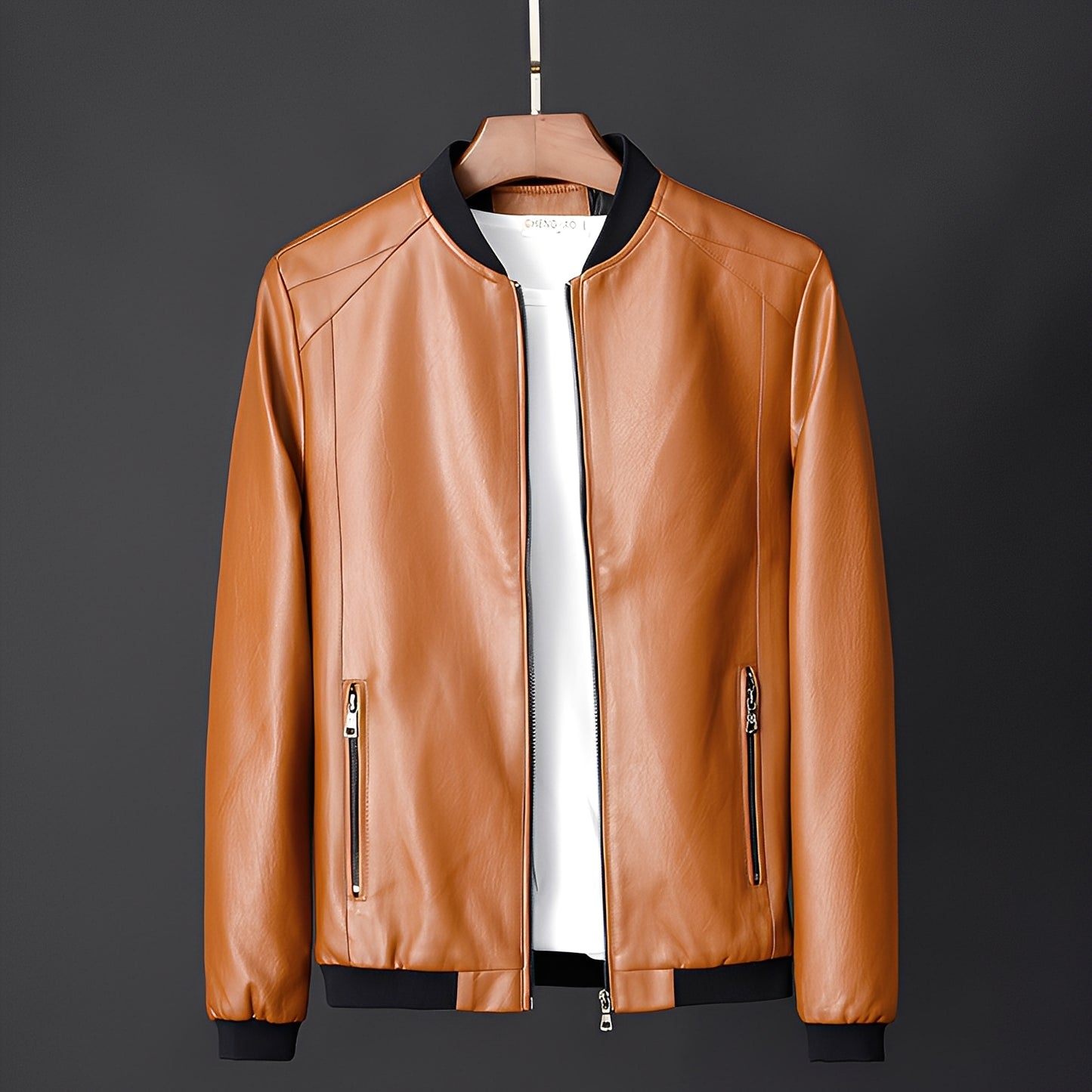 Jeremy - Stilvolle Biker-Lederjacke für Herren